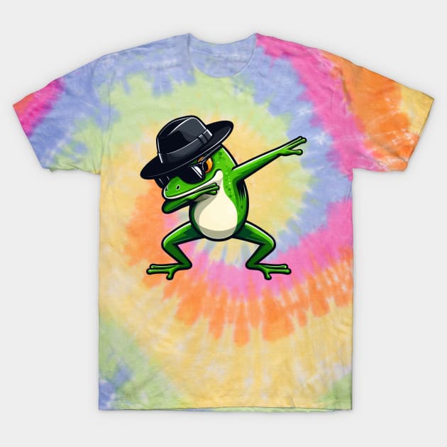 Funny Dabbing Frog T-Shirt by Africanob